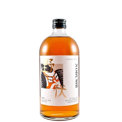 A bottle of Nobushi Whiskey, available at our Provincetown liquor store, Perry's.