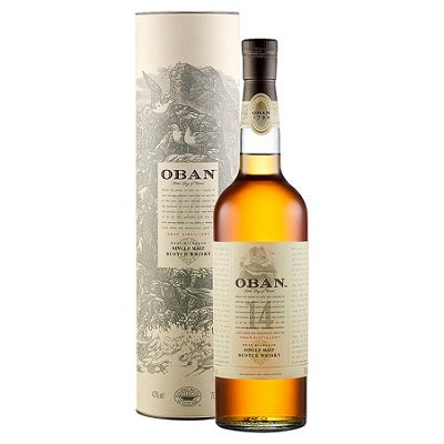 A bottle of Oban Single Malt, available at our Provincetown liquor store, Perry's.