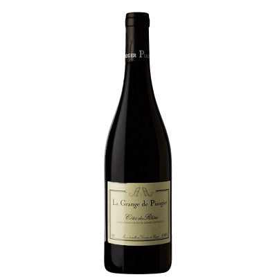 A bottle of Piaugier Cotes du Rhone, available at our Provincetown wine store, Perry's.