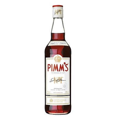 A bottle of Pimm’s, available at our Provincetown liquor store, Perry's.
