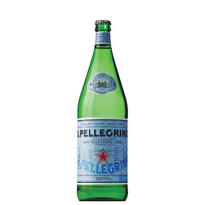 A bottle of San Pellegrino, available at our Provincetown liquor store, Perry's.