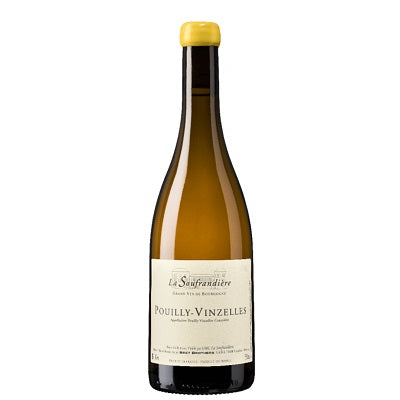 A bottle of Pouilly Vinzelles white Burgundy, available at our Provincetown wine store, Perry's