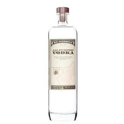 A bottle of St.George All Purpose Vodka, available at our Provincetown liquor store, Perry's.