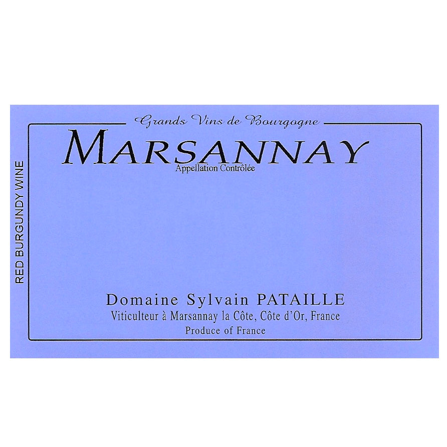 A bottle of Sylvain Pataille Marsannay, available at our Provincetown wine store, Perry's.