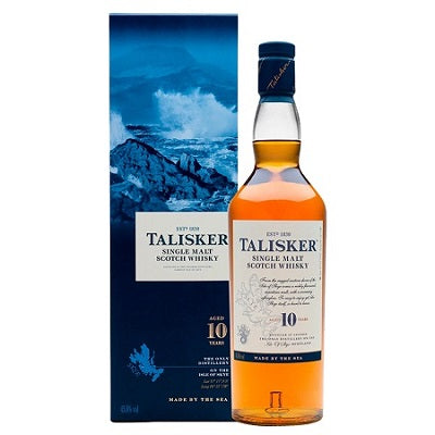 A bottle of Talisker Single Malt, available at our Provincetown liquor store, Perry's.
