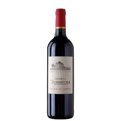 Bottle of Chateau Tournefeuille Lalande de Pomerol, available at our wine store.