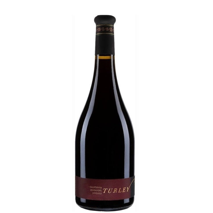 A bottle of Turley Zinfandel, available at our Provincetown wine store, Perry's.