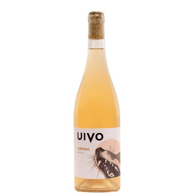 A bottle of Uivo Curtido, available at our Provincetown wine store, Perry's