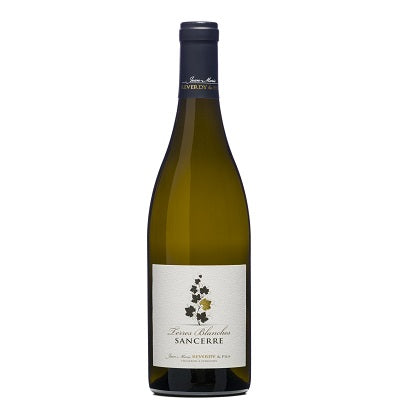 A bottle of Terres Blanches Sancerre, available at our Provincetown wine store, Perry's.