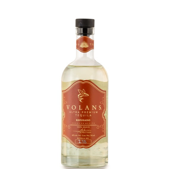 A bottle of Volans Reposado Tequila, available at our Provincetown liquor store, Perry's.