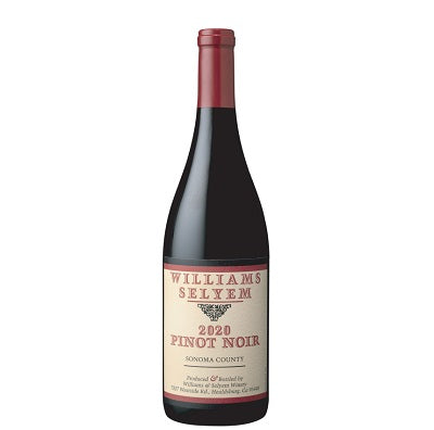 A bottle of Williams Selyem Pinot Noir, available from our Provincetown wine store, Perry's.