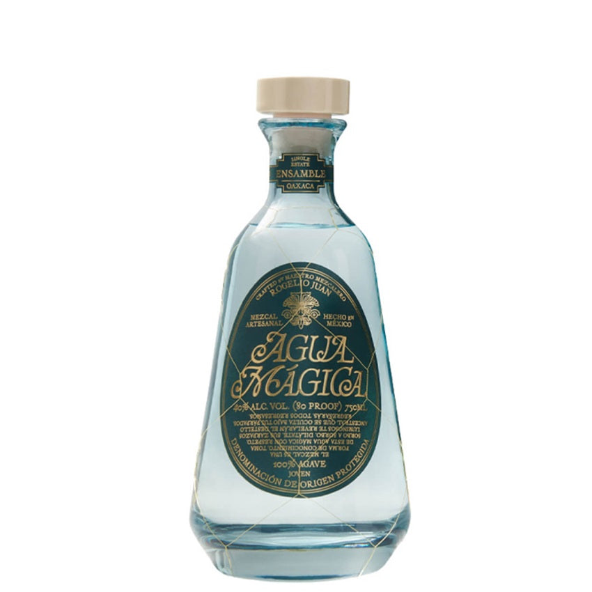 A bottle of Agua Magica Mezcal, available at our Provincetown liquor store, Perry's.