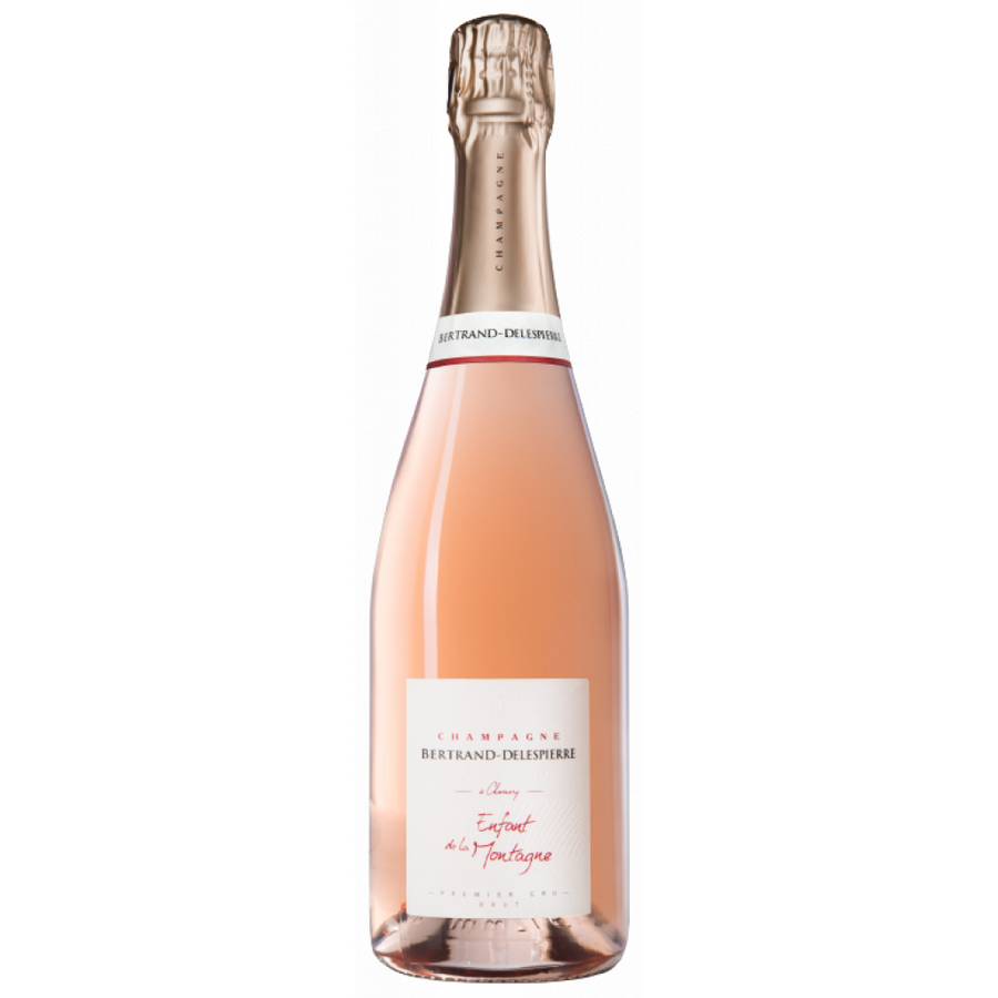 A bottle of Champagne Bertrand Delespierre - "L'Enfant de la Montagne" 1er Cru Rose Extra Brut, Champagne, France, available at our Provincetown wine store, via local delivery or shipping.