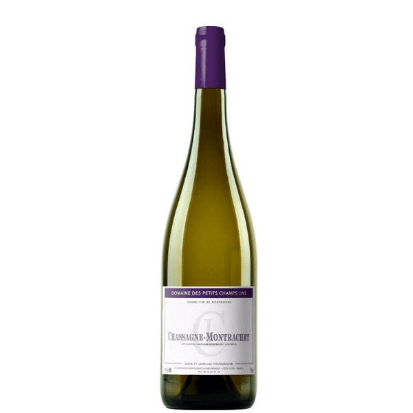A bottle of Chassagne Montrachet, available at our Provincetown wine store, Perry's.