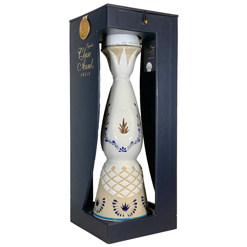 A bottle of Clase Azul Anejo tequila, available at our Provincetown wine store, Perry's.