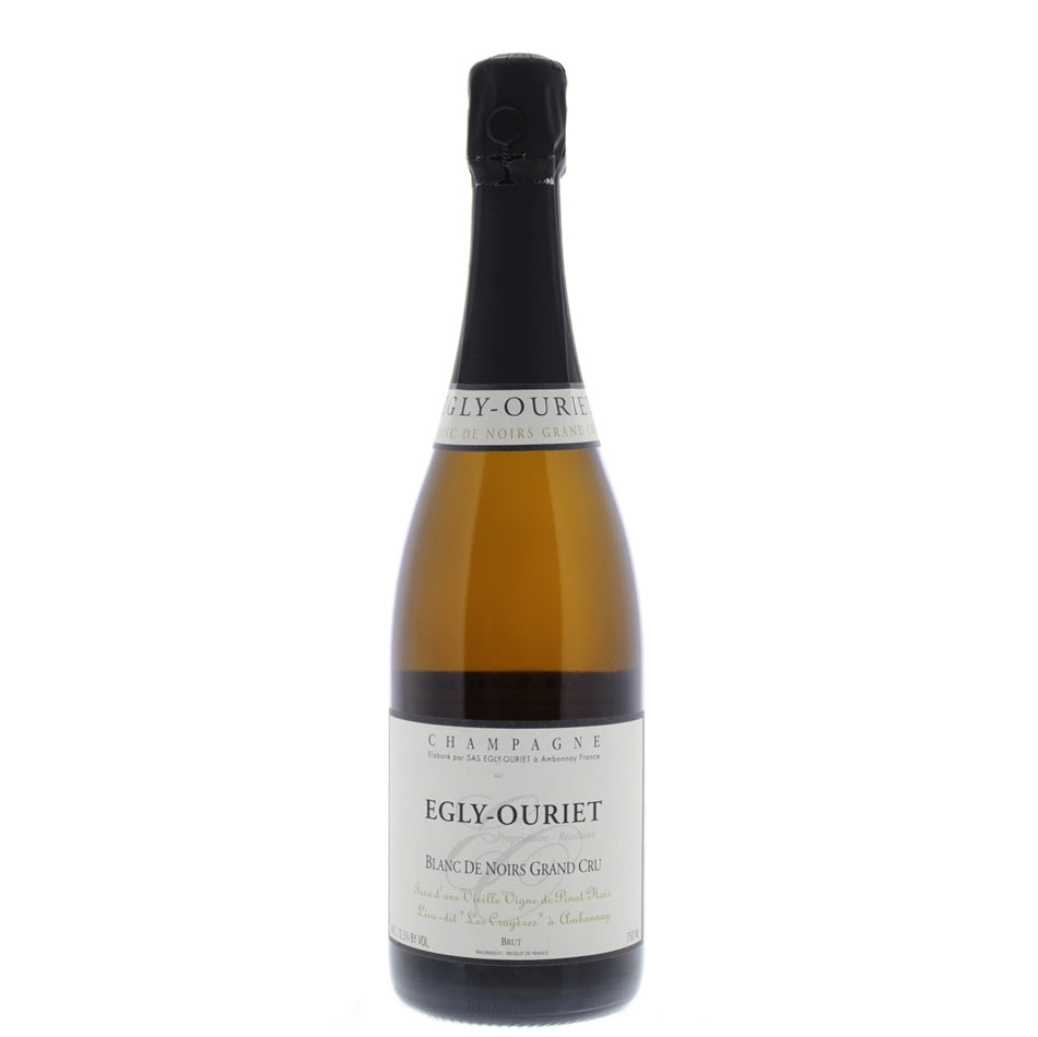 Bottle of Egly-Ouriet champagne at Perry's Palm Springs