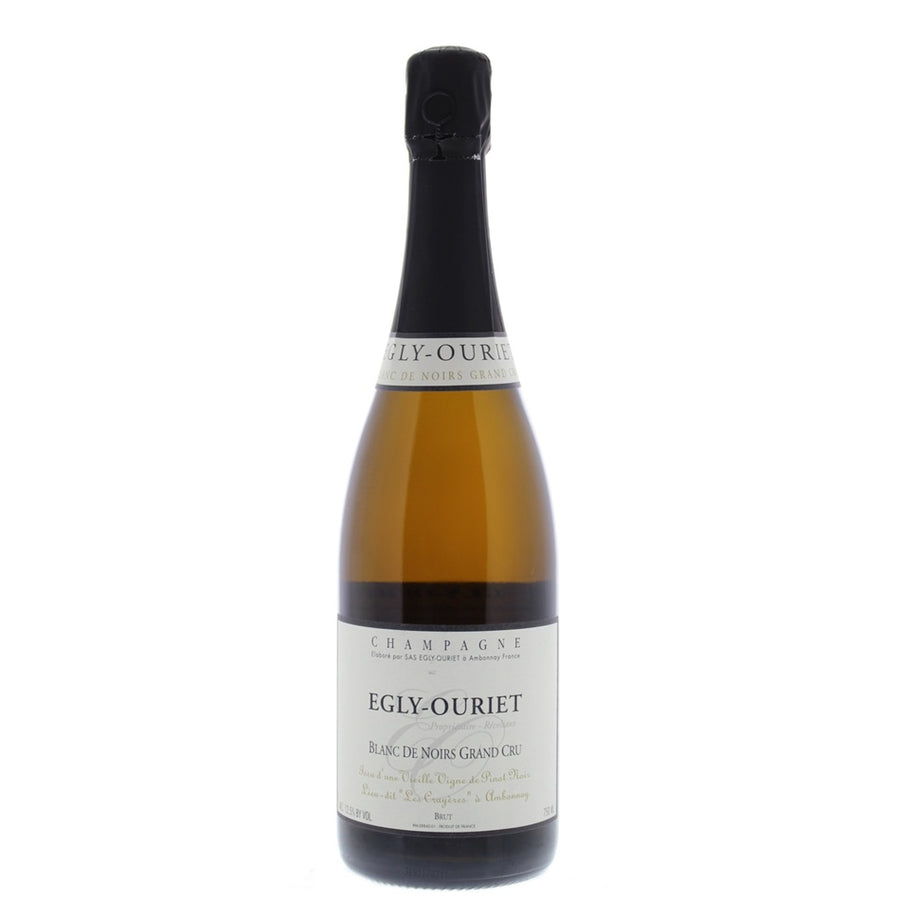 Bottle of Egly-Ouriet champagne at Perry's Palm Springs