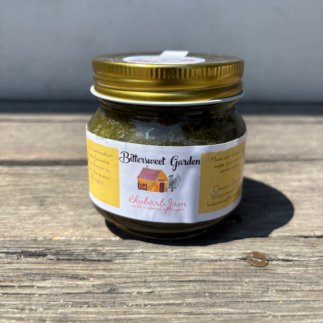 Bittersweet Garden - Rhubarb Jam with a Touch of Ginger, Westborough, MA
