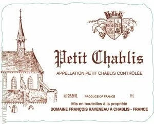 Domaine François Raveneau - Petit Chablis 2022, Burgundy, France 1.5L Available at Perry's Fine Wines and Liquors in Provincetown, Massachusetts