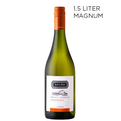 Santa Ema - Unoaked Chardonnay, Maipo Valley, Chile (1.5L Magnum)