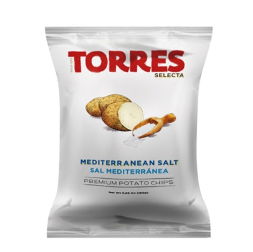 A pack of Torres Sea Salt chips, available at our Provincetown wine store, Perry's.